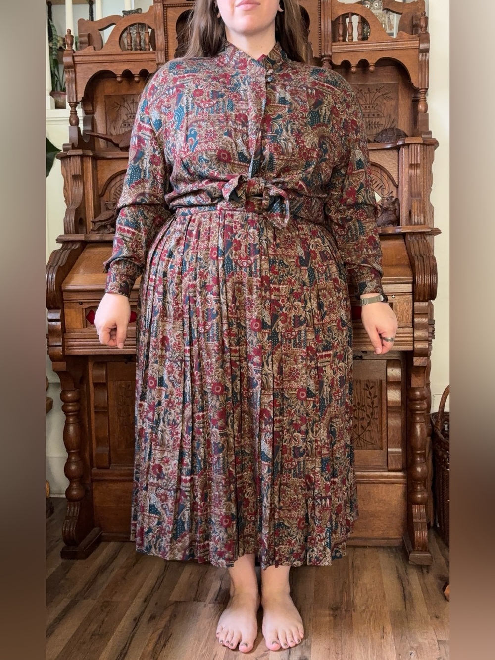 Beautiful Pendleton Vintage Cottage Darj Academia 80s Set